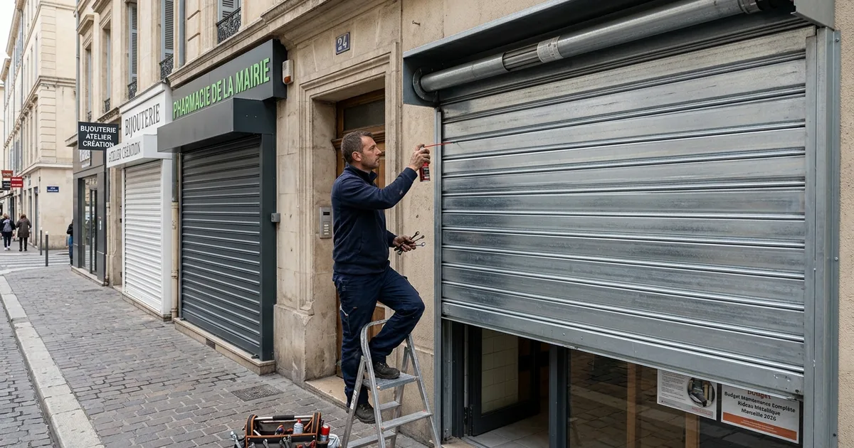 Budget Maintenance Complète Rideau Métallique Marseille
