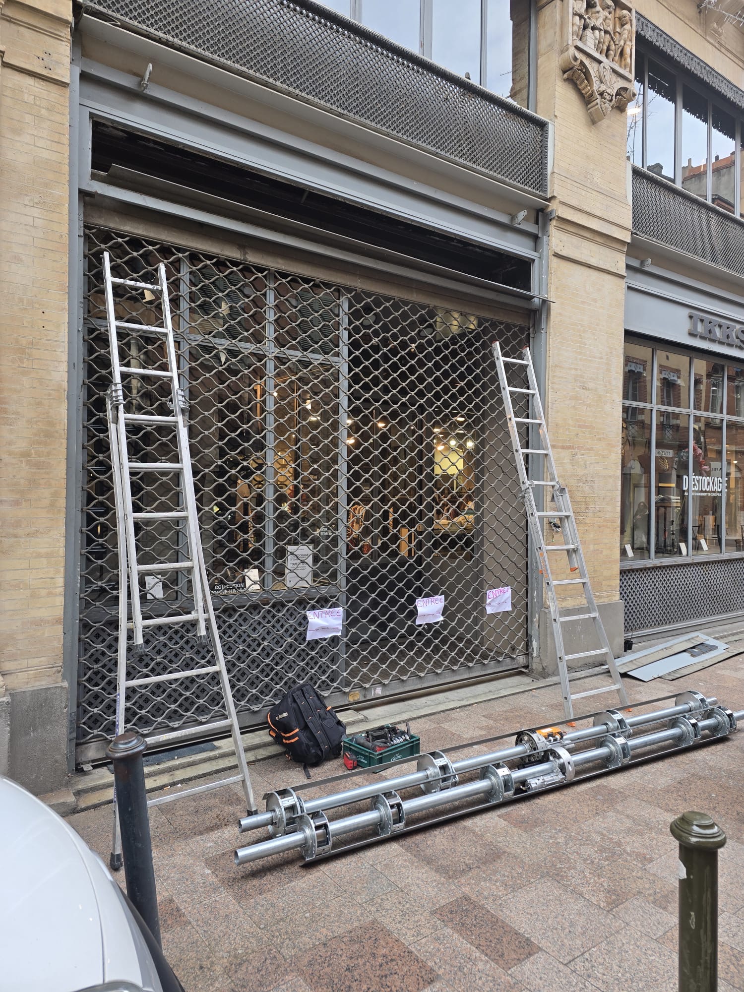 Pièces détachées rideau métallique dépannage Marseille 5e