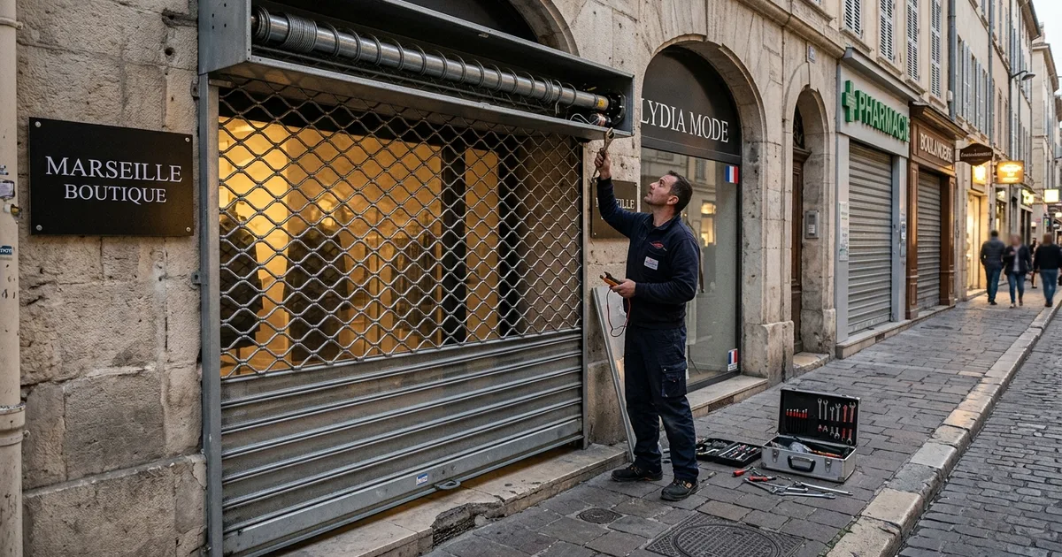 Rideau Métallique Basse Consommation Énergie Marseille