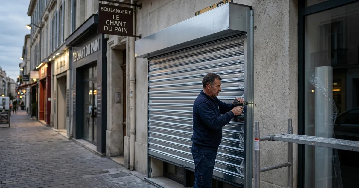 Rideau Métallique Entrepôt Logistique Marseille - Sécurité