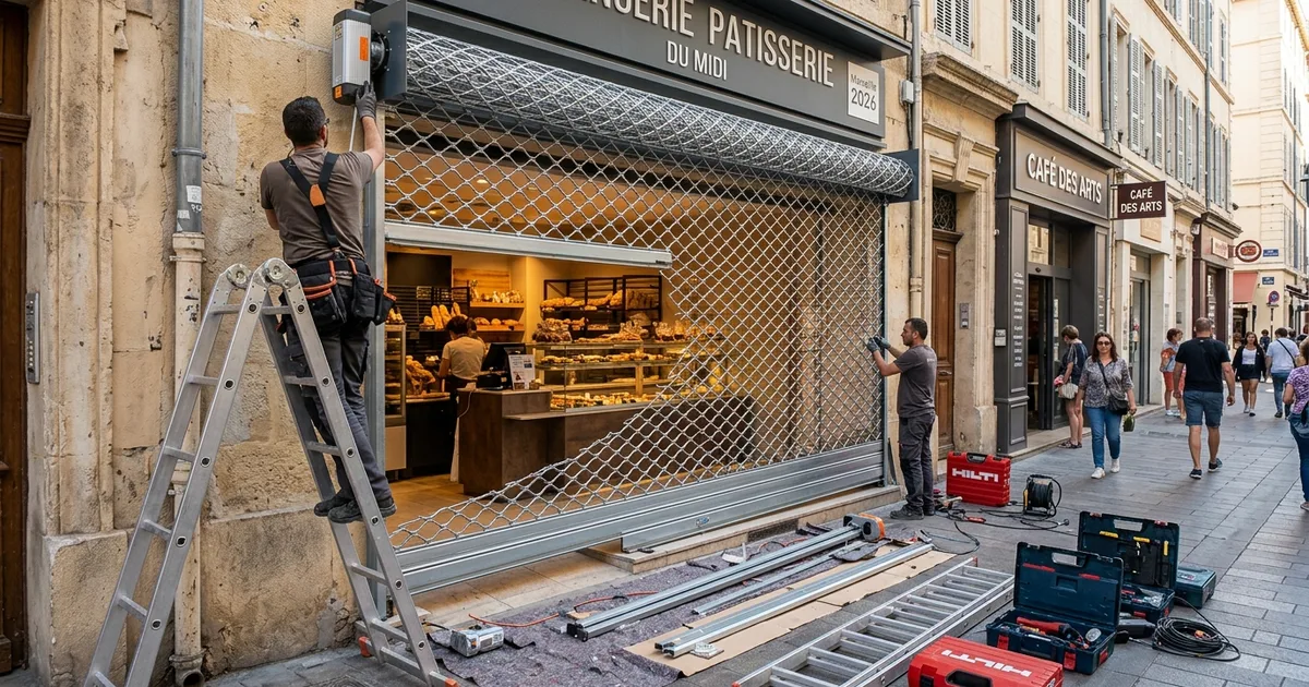 Rideau Métallique pour Local Commercial à Marseille - Solutions