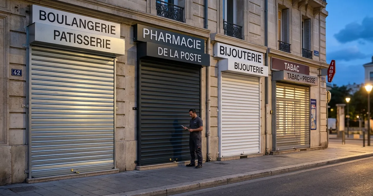 Rideau Métallique Sinistré Marseille - Assurance Commerce