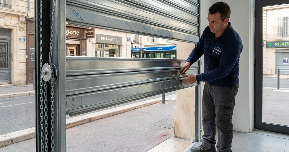 Rideau Transparent Vitrine Marseille - Le Dossier Technique