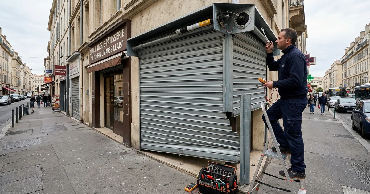 Sinistre Rideau Métallique Marseille - Protocole d'Urgence