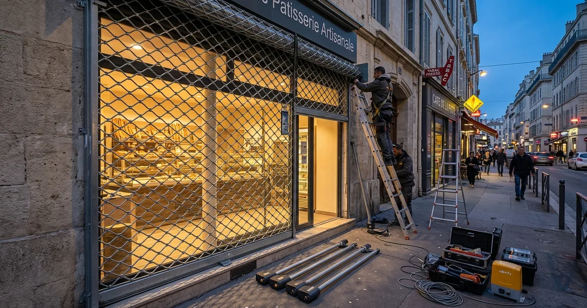 Store métallique pour garage à Marseille - Choix, sécurité et innovations